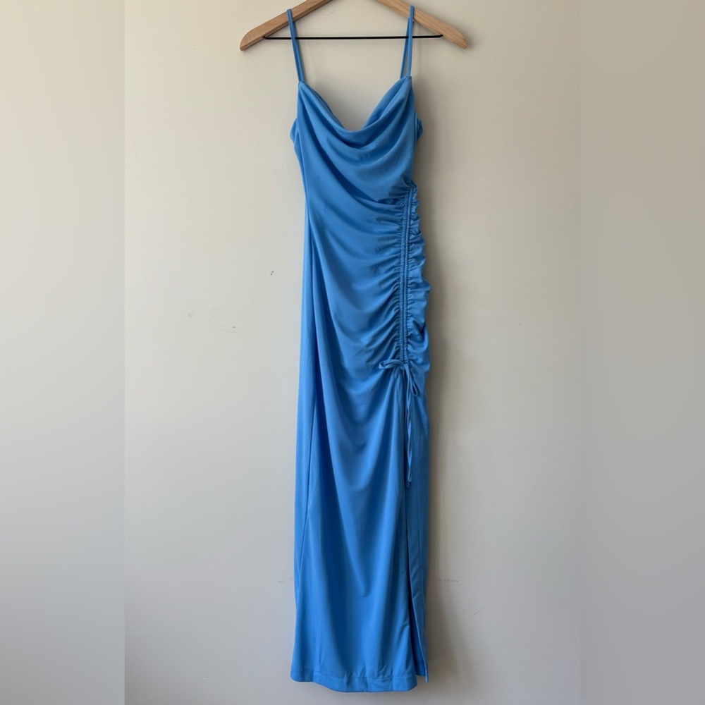 NWT! Line and Dot Allison Ruched Dress - Picture 2 of 11
